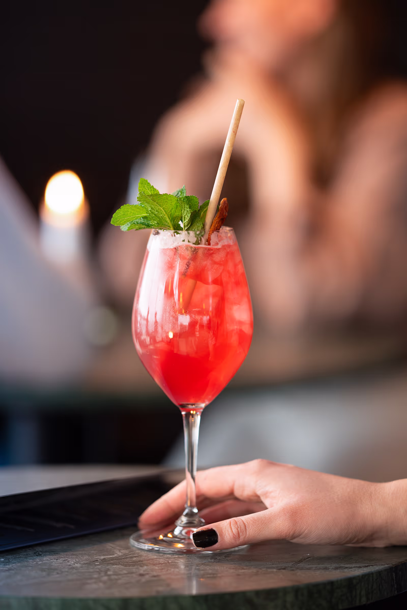 Foto av brunchdrink